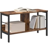 VidaXL Boekenkast Gerookt eiken 82 x 32 x 47 cm Bewerkt hout