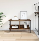 VidaXL Boekenkast Gerookt eiken 82 x 32 x 47 cm Bewerkt hout