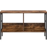 VidaXL Boekenkast Gerookt eiken 82 x 32 x 47 cm Bewerkt hout