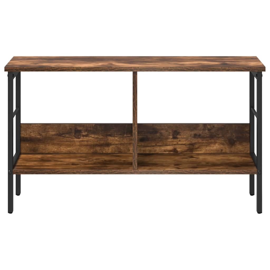 VidaXL Boekenkast Gerookt eiken 82 x 32 x 47 cm Bewerkt hout