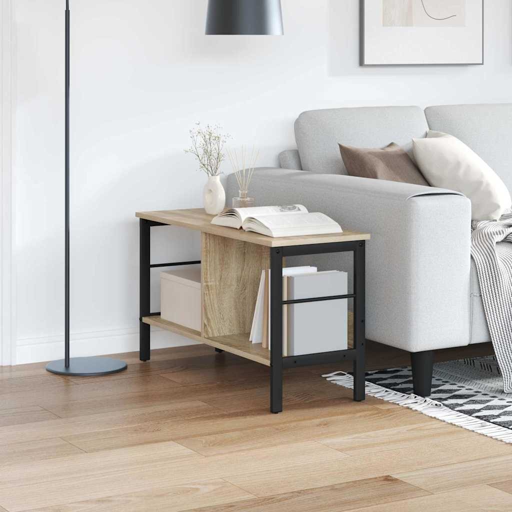 VidaXL Boekenkast Sonoma Eiken 82 x 32 x 47 cm Bewerkt hout