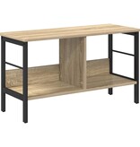 VidaXL Boekenkast Sonoma Eiken 82 x 32 x 47 cm Bewerkt hout