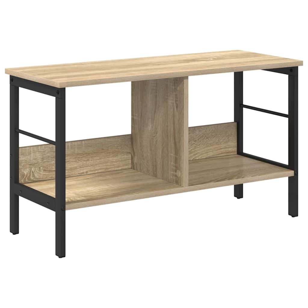 VidaXL Boekenkast Sonoma Eiken 82 x 32 x 47 cm Bewerkt hout