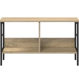 VidaXL Boekenkast Sonoma Eiken 82 x 32 x 47 cm Bewerkt hout