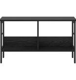 VidaXL Boekenkast Zwart Eiken 82 x 32 x 47 cm Bewerkt hout