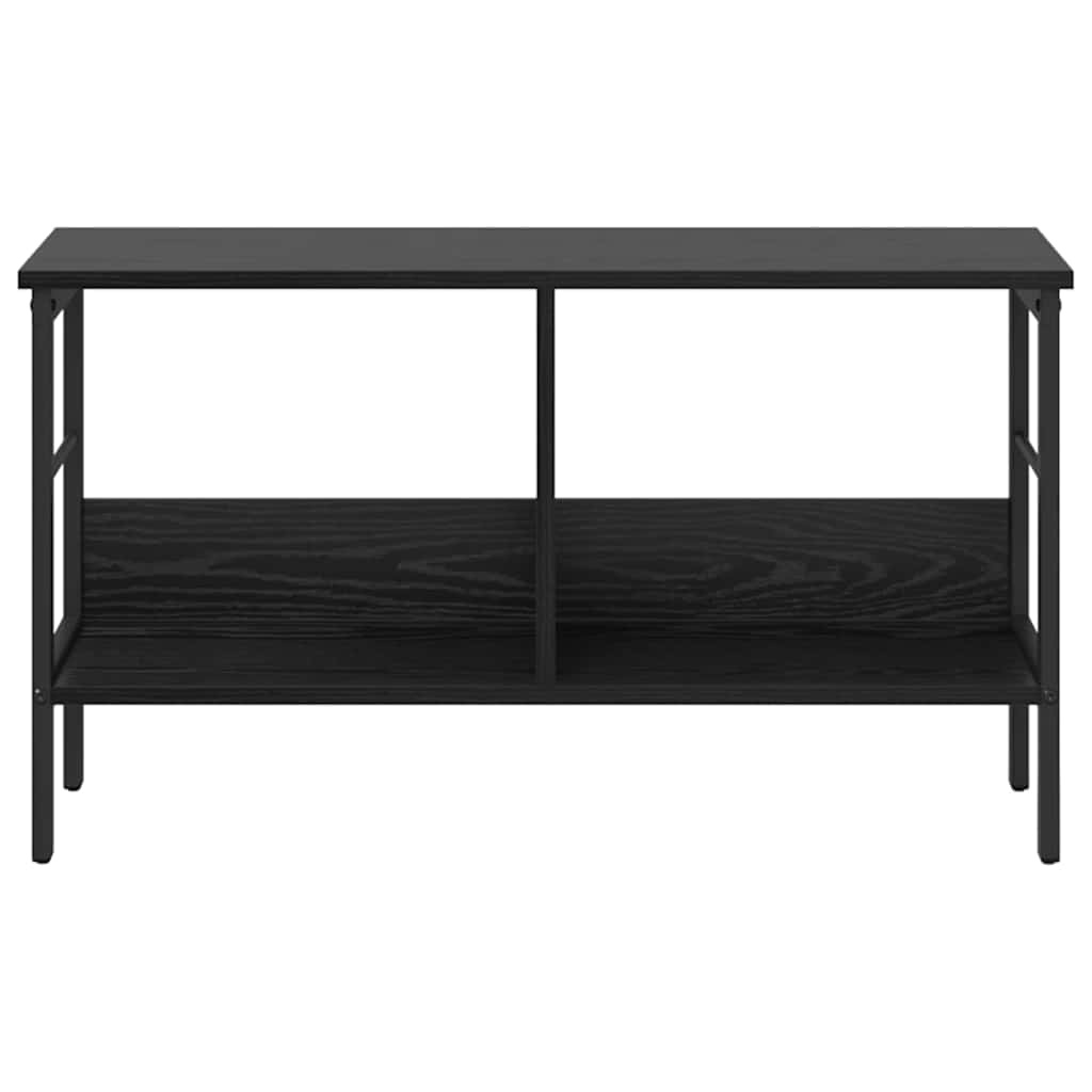 VidaXL Boekenkast Zwart Eiken 82 x 32 x 47 cm Bewerkt hout