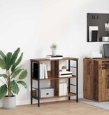 VidaXL Boekenkast Oud Hout 82 x 32 x 79 cm Bewerkt hout