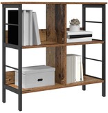 VidaXL Boekenkast Oud Hout 82 x 32 x 79 cm Bewerkt hout