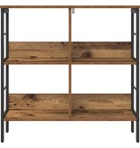 VidaXL Boekenkast Oud Hout 82 x 32 x 79 cm Bewerkt hout