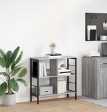 VidaXL Boekenkast Grijs Sonoma 82 x 32 x 79 cm Bewerkt hout