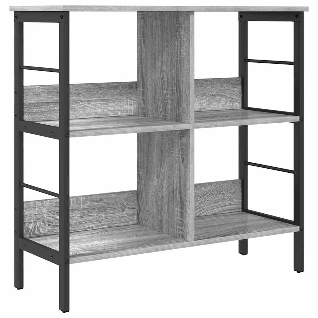 VidaXL Boekenkast Grijs Sonoma 82 x 32 x 79 cm Bewerkt hout