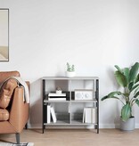 VidaXL Boekenkast Grijs Sonoma 82 x 32 x 79 cm Bewerkt hout