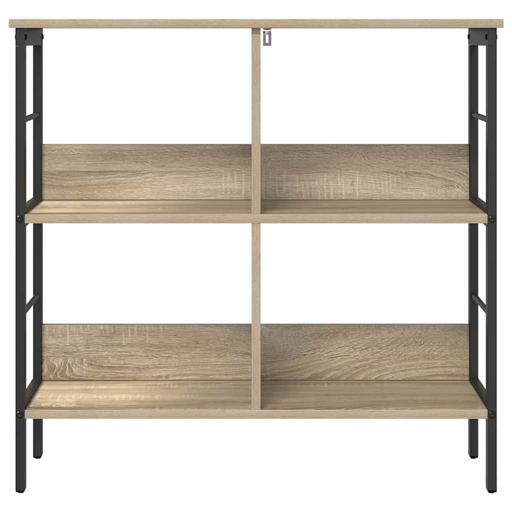 VidaXL Boekenkast Sonoma Eiken 82 x 32 x 79 cm Bewerkt hout