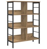 VidaXL Boekenkast Artisan Eiken 82 x 32 x 112 cm Bewerkt hout