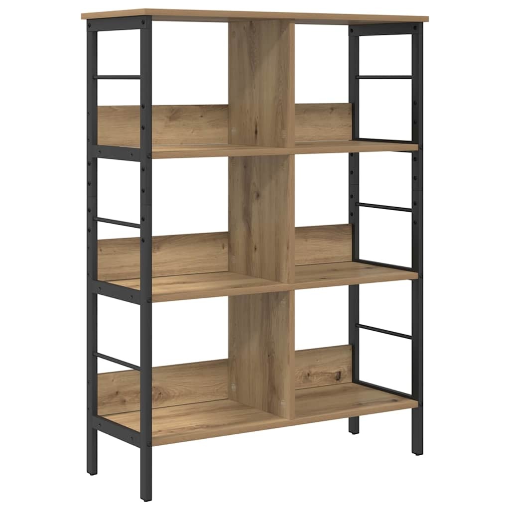 VidaXL Boekenkast Artisan Eiken 82 x 32 x 112 cm Bewerkt hout