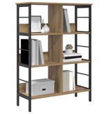 VidaXL Boekenkast Artisan Eiken 82 x 32 x 112 cm Bewerkt hout