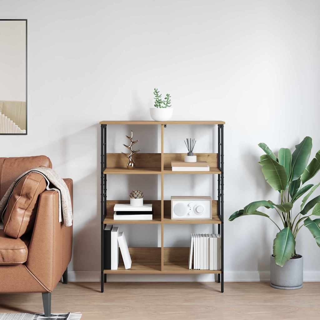 VidaXL Boekenkast Artisan Eiken 82 x 32 x 112 cm Bewerkt hout