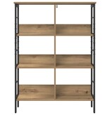 VidaXL Boekenkast Artisan Eiken 82 x 32 x 112 cm Bewerkt hout