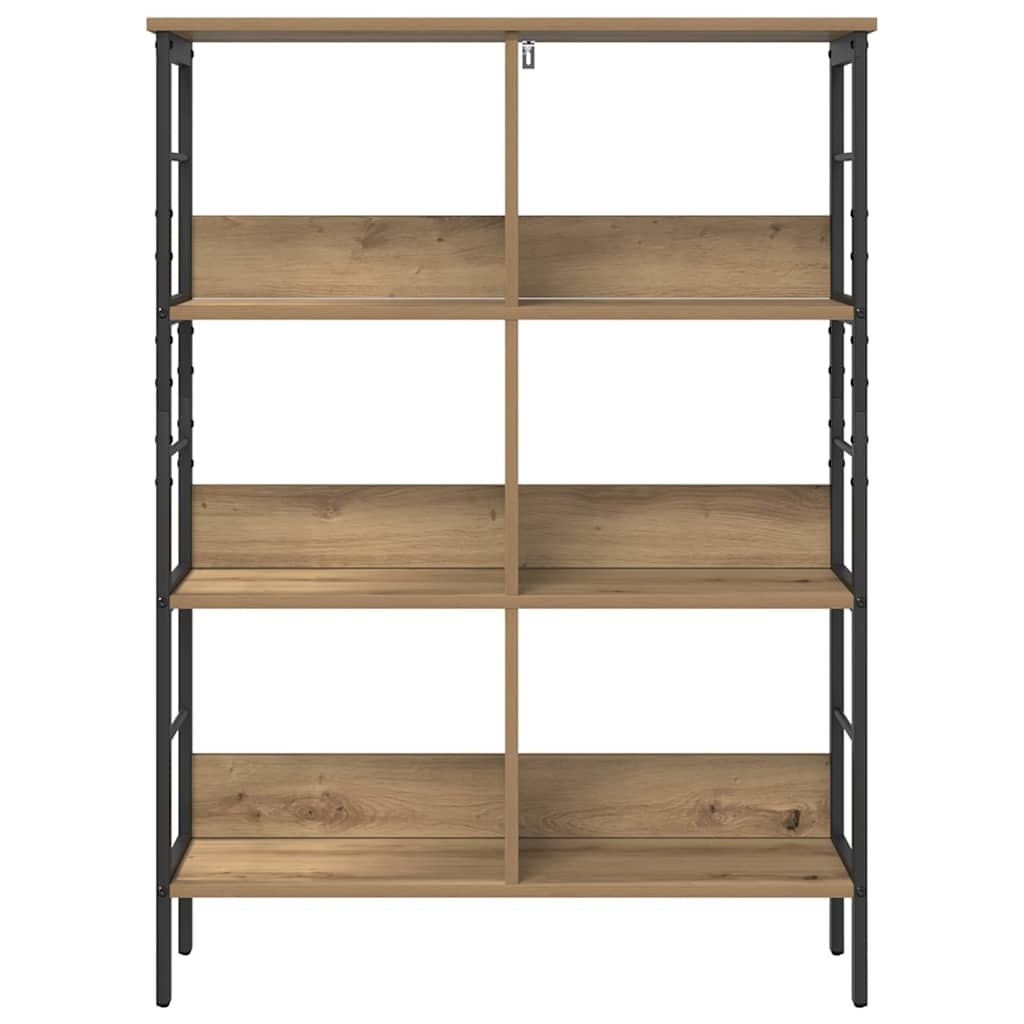 VidaXL Boekenkast Artisan Eiken 82 x 32 x 112 cm Bewerkt hout