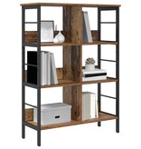 VidaXL Boekenkast Oud Hout 82 x 32 x 112 cm Bewerkt hout