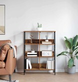 VidaXL Boekenkast Oud Hout 82 x 32 x 112 cm Bewerkt hout