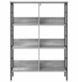 VidaXL Boekenkast Grijs Sonoma 82 x 32 x 112 cm Bewerkt hout