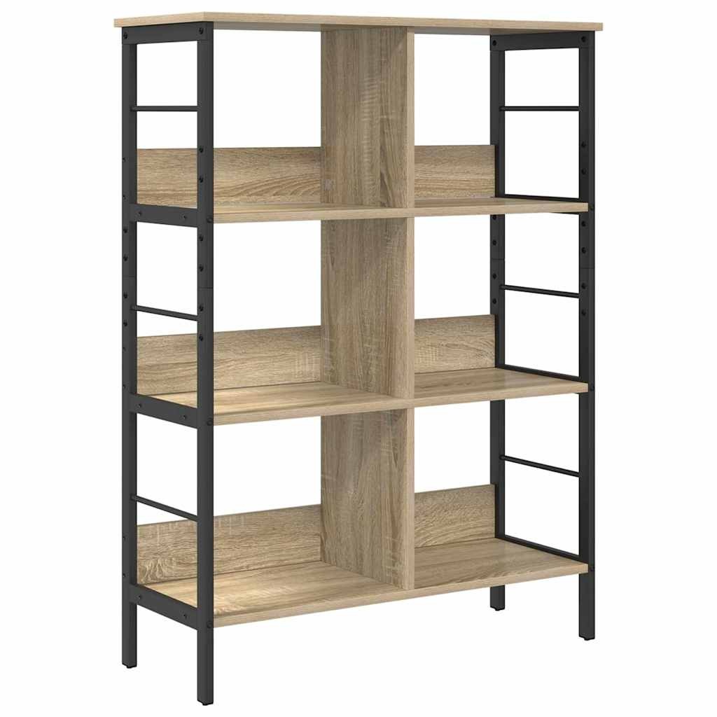 VidaXL Boekenkast Sonoma Eiken 82 x 32 x 112 cm Bewerkt hout