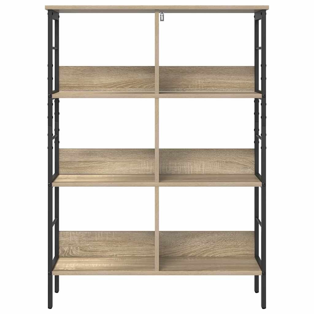 VidaXL Boekenkast Sonoma Eiken 82 x 32 x 112 cm Bewerkt hout