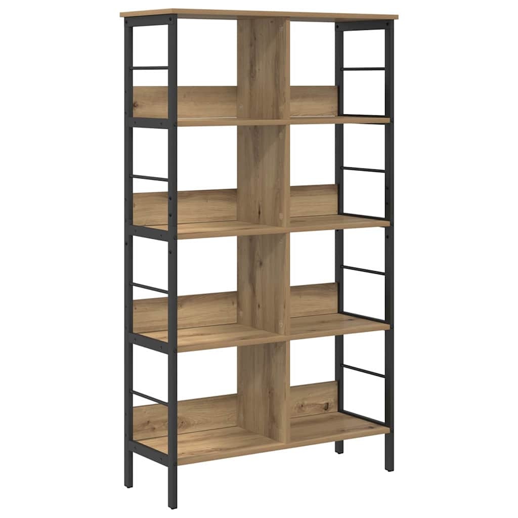 VidaXL Boekenkast Artisan Eiken 82 x 32 x 144,5 cm Bewerkt hout