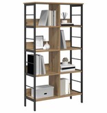 VidaXL Boekenkast Artisan Eiken 82 x 32 x 144,5 cm Bewerkt hout
