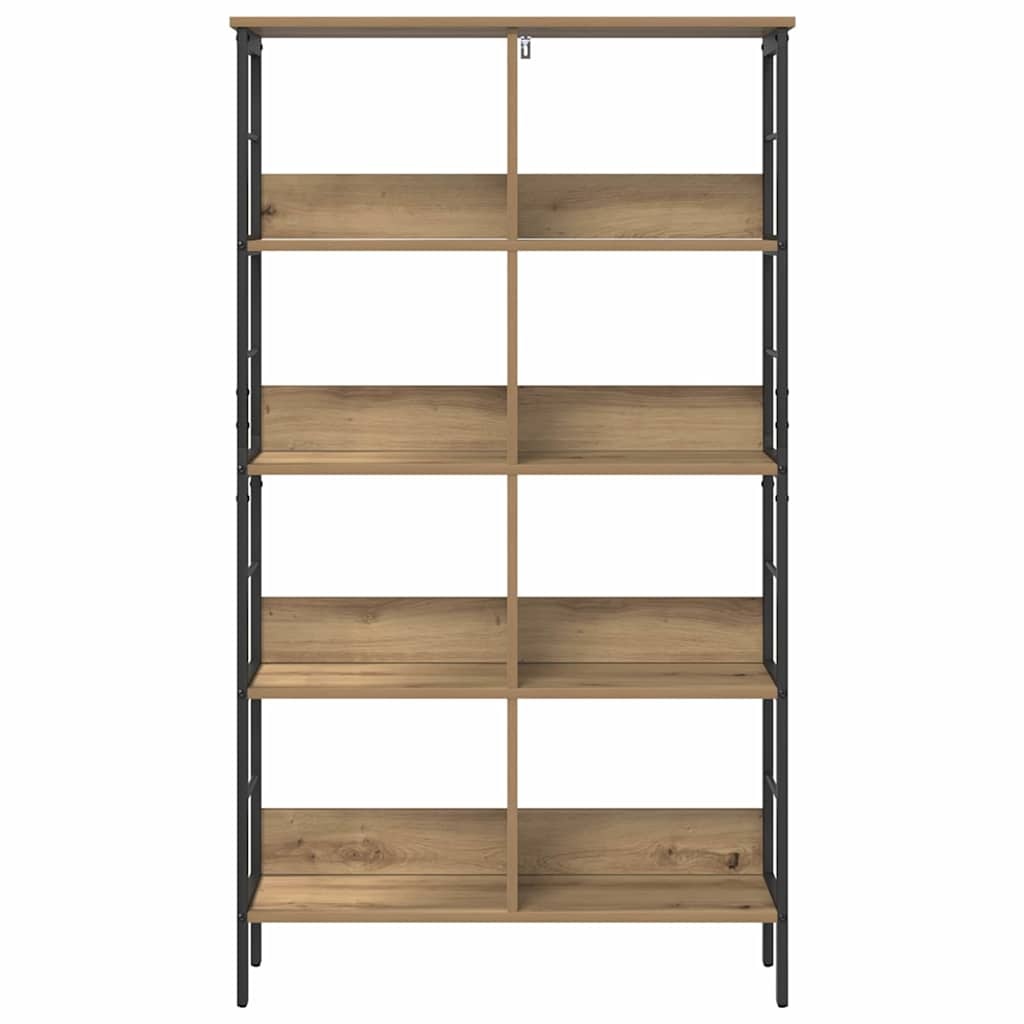 VidaXL Boekenkast Artisan Eiken 82 x 32 x 144,5 cm Bewerkt hout