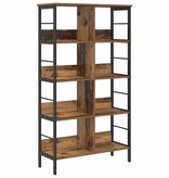 VidaXL Boekenkast Oud Hout 82 x 32 x 144,5 cm Bewerkt hout