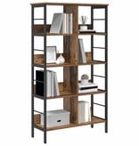 VidaXL Boekenkast Oud Hout 82 x 32 x 144,5 cm Bewerkt hout