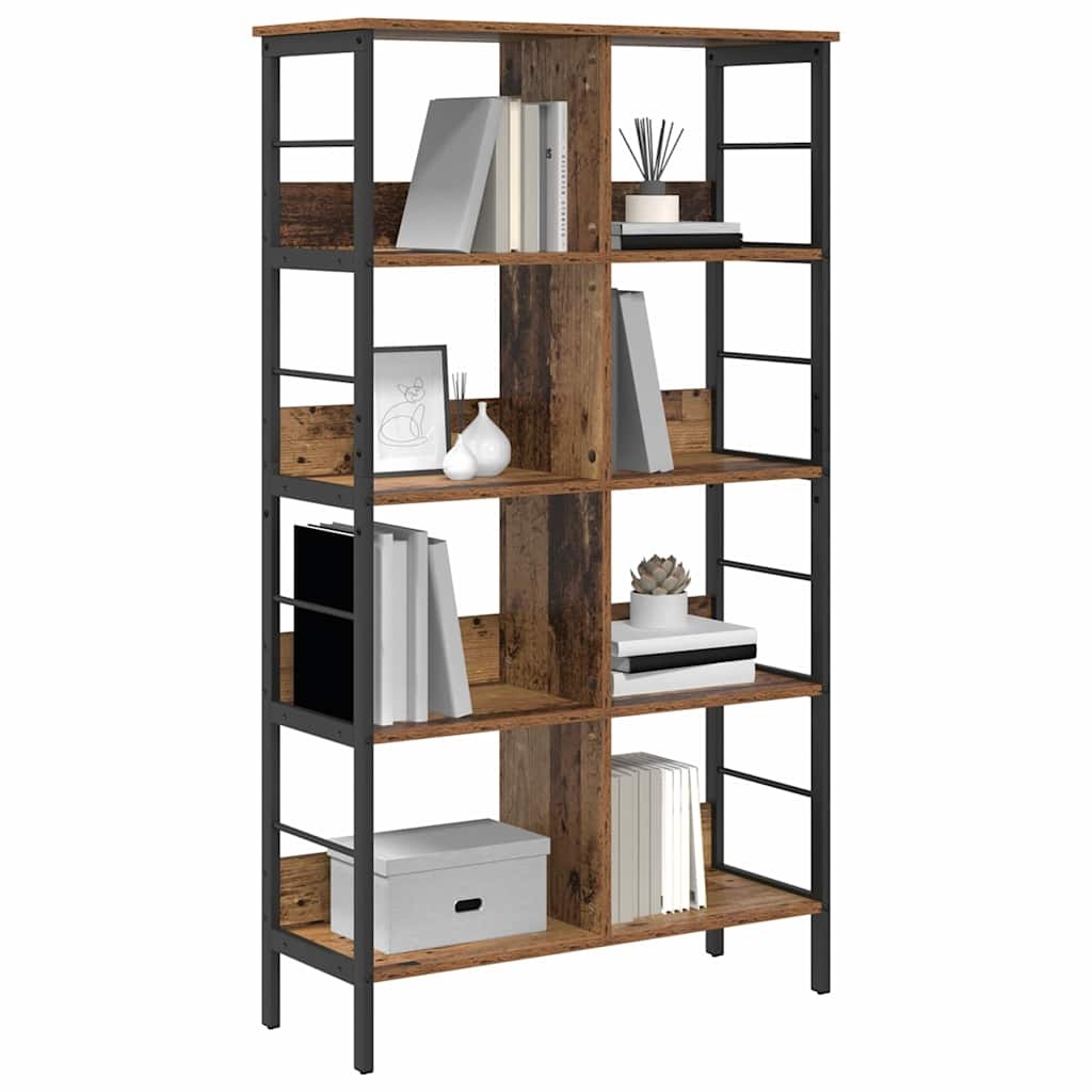 VidaXL Boekenkast Oud Hout 82 x 32 x 144,5 cm Bewerkt hout