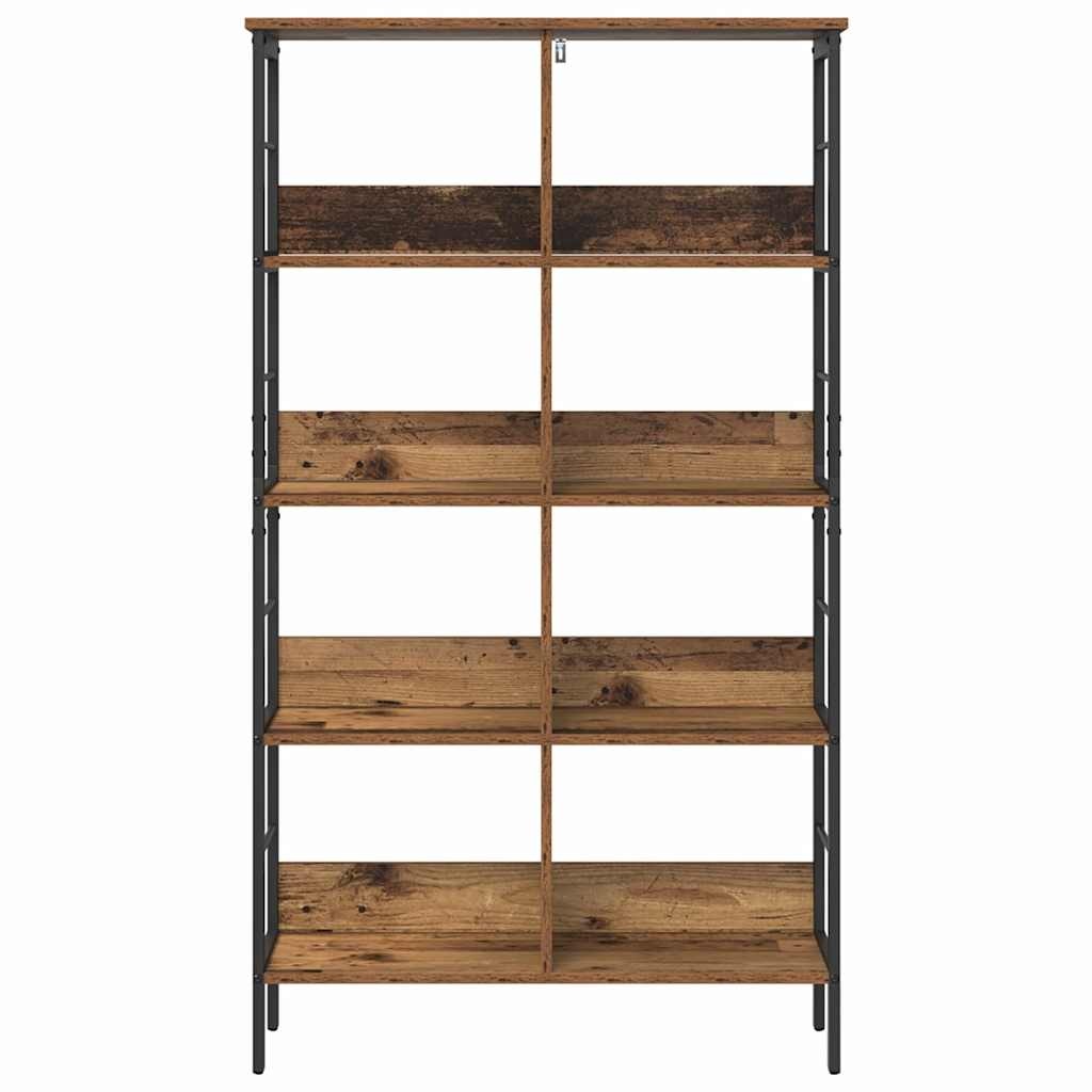 VidaXL Boekenkast Oud Hout 82 x 32 x 144,5 cm Bewerkt hout