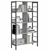 VidaXL Boekenkast Grijs Sonoma 82 x 32 x 144,5 cm Bewerkt hout