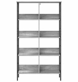 VidaXL Boekenkast Grijs Sonoma 82 x 32 x 144,5 cm Bewerkt hout