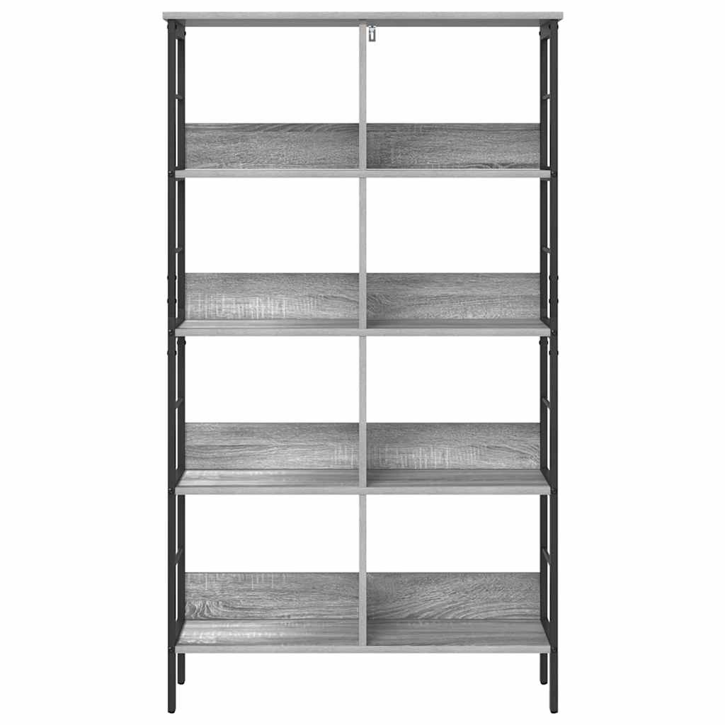 VidaXL Boekenkast Grijs Sonoma 82 x 32 x 144,5 cm Bewerkt hout