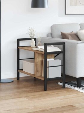 VidaXL Boekenkast Artisan Eiken 75 x 30 x 58,5 cm Bewerkt hout