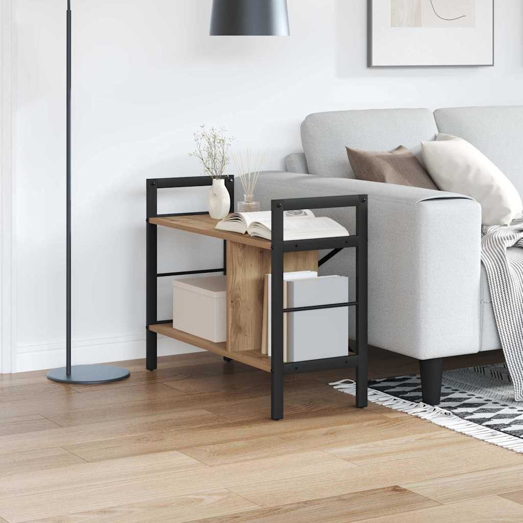 VidaXL Boekenkast Artisan Eiken 75 x 30 x 58,5 cm Bewerkt hout