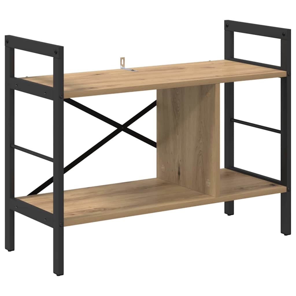 VidaXL Boekenkast Artisan Eiken 75 x 30 x 58,5 cm Bewerkt hout