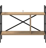 VidaXL Boekenkast Artisan Eiken 75 x 30 x 58,5 cm Bewerkt hout