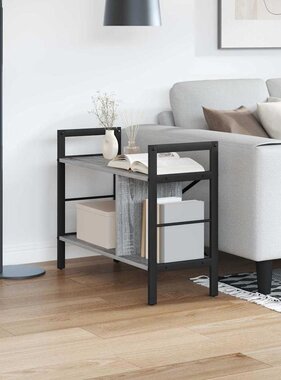 VidaXL Boekenkast Grijs Sonoma 75 x 30 x 58,5 cm Bewerkt hout