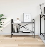 VidaXL Boekenkast Grijs Sonoma 75 x 30 x 58,5 cm Bewerkt hout