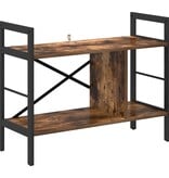 VidaXL Boekenkast Gerookt eiken 75 x 30 x 58,5 cm Bewerkt hout