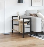 VidaXL Boekenkast Sonoma Eiken 75 x 30 x 58,5 cm Bewerkt hout