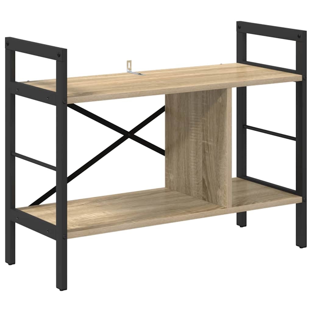 VidaXL Boekenkast Sonoma Eiken 75 x 30 x 58,5 cm Bewerkt hout