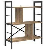VidaXL Boekenkast Artisan Eiken 75 x 30 x 91 cm Bewerkt hout