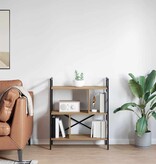 VidaXL Boekenkast Artisan Eiken 75 x 30 x 91 cm Bewerkt hout