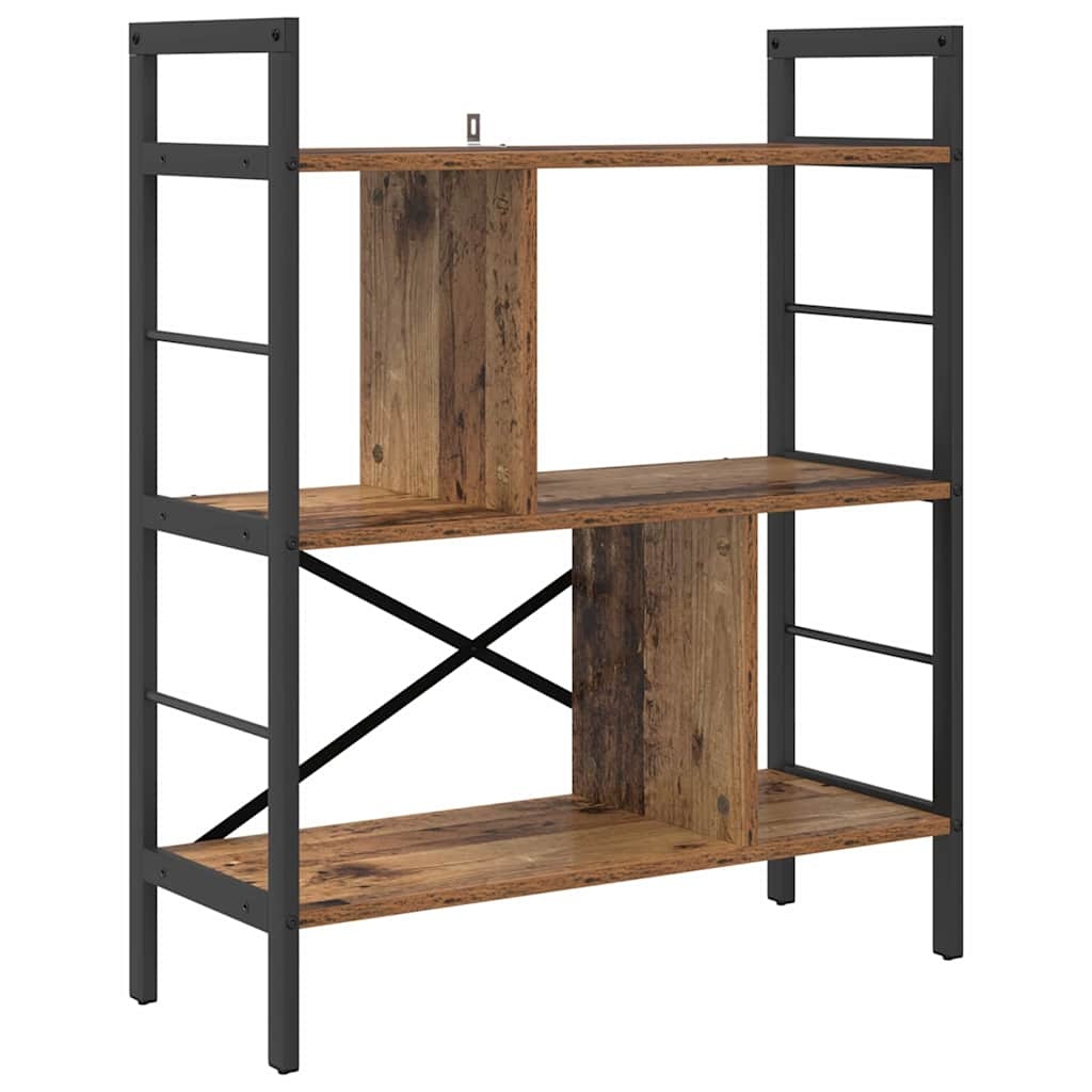 VidaXL Boekenkast Oud Hout 75 x 30 x 91 cm Bewerkt hout